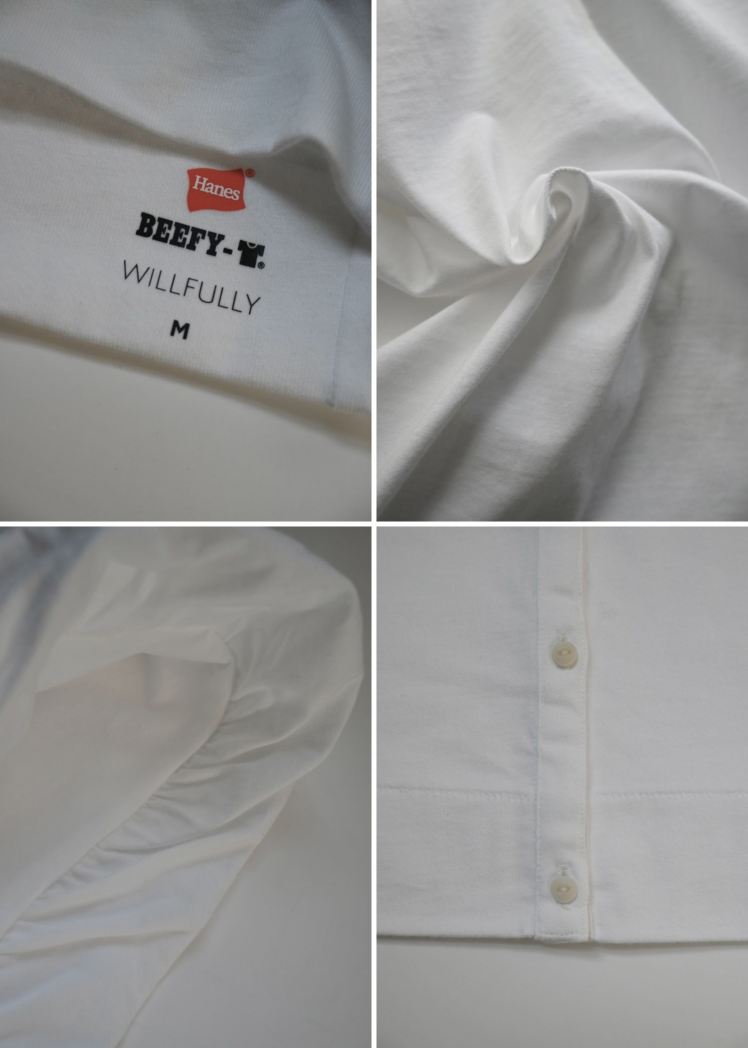 【Hanes for WILLFULLY】2P BEEFY-T balloon sleeve tops