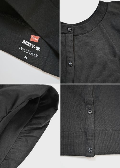 【Hanes for WILLFULLY】2P BEEFY-T balloon sleeve tops
