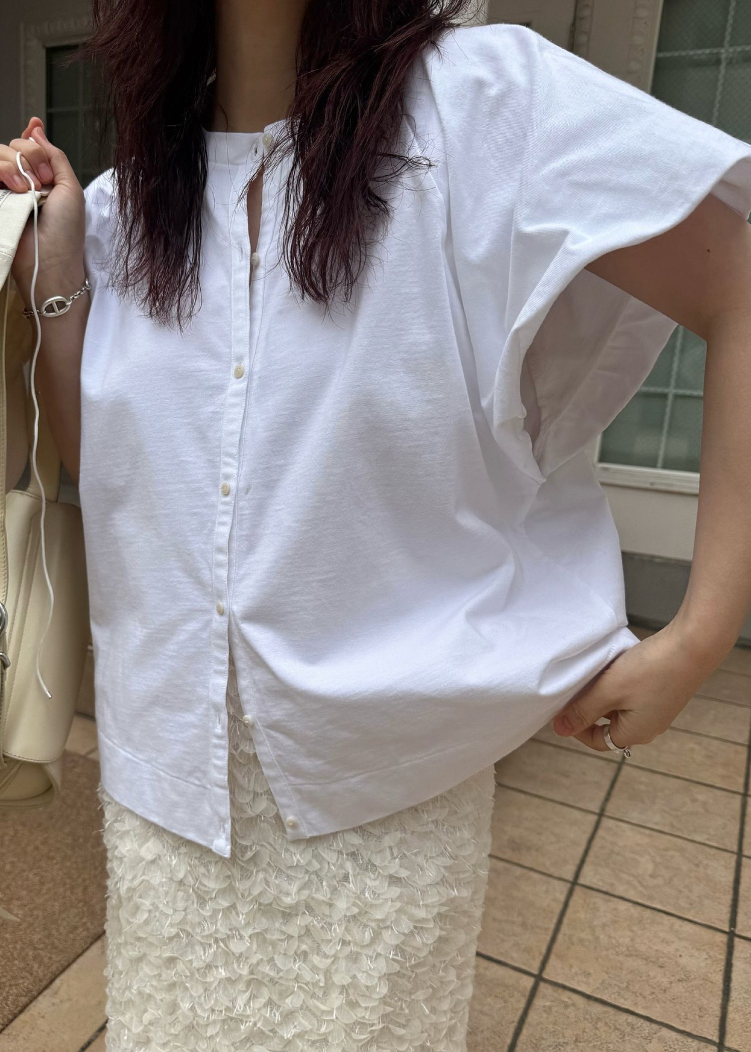 【Hanes for WILLFULLY】2P BEEFY-T balloon sleeve tops