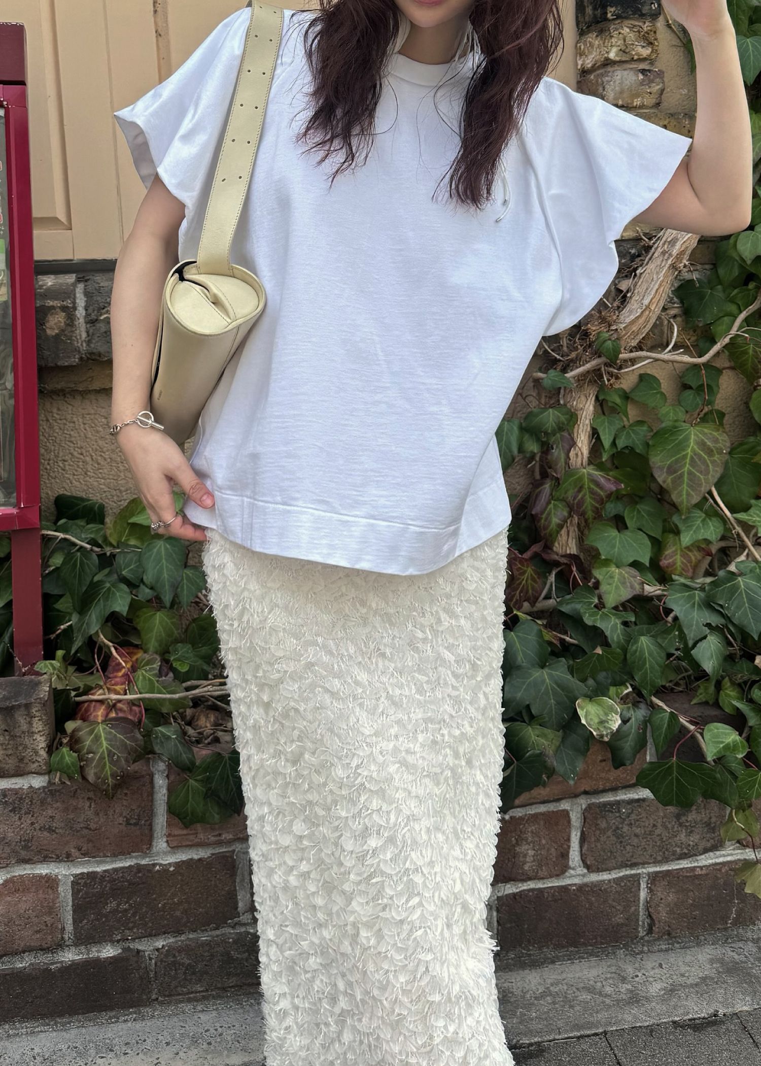 【Hanes for WILLFULLY】2P BEEFY-T balloon sleeve tops