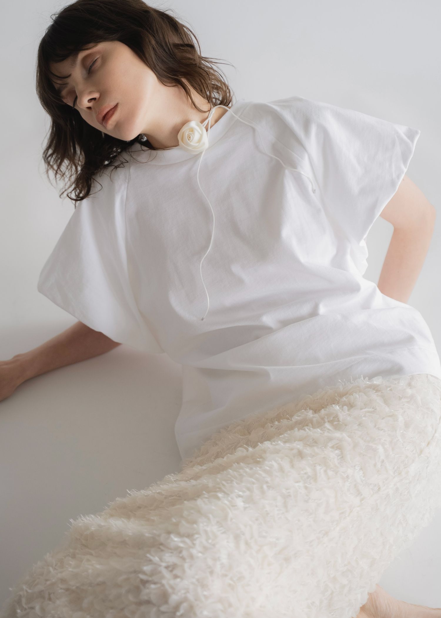 【Hanes for WILLFULLY】2P BEEFY-T balloon sleeve tops