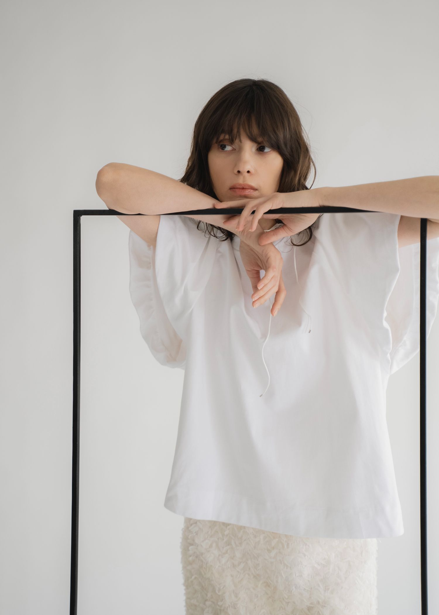 【Hanes for WILLFULLY】2P BEEFY-T balloon sleeve tops