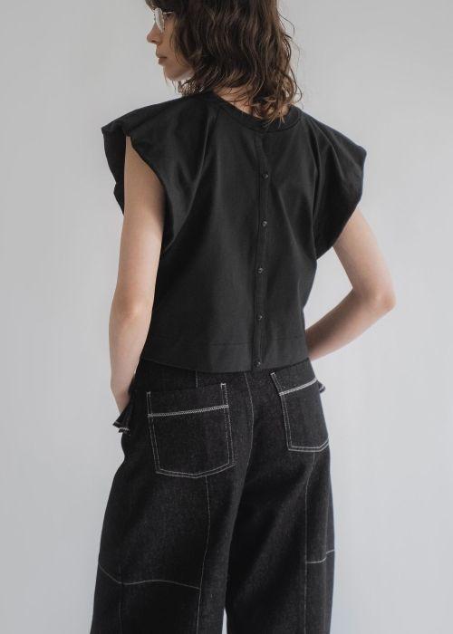 【Hanes for WILLFULLY】2P BEEFY-T balloon sleeve tops
