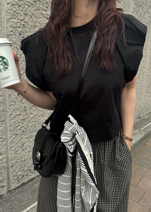 【Hanes for WILLFULLY】2P BEEFY-T balloon sleeve tops