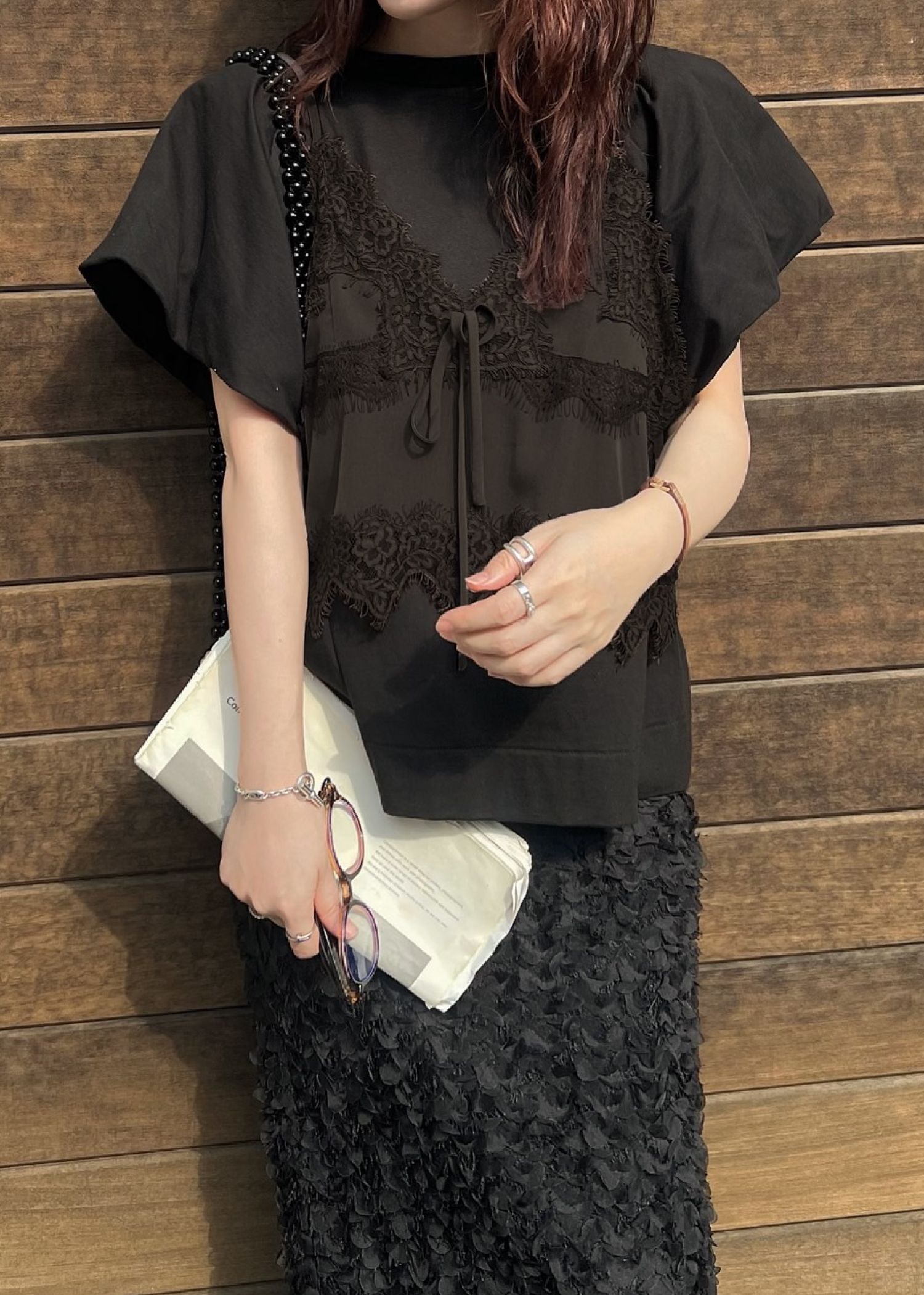 【Hanes for WILLFULLY】2P BEEFY-T balloon sleeve tops