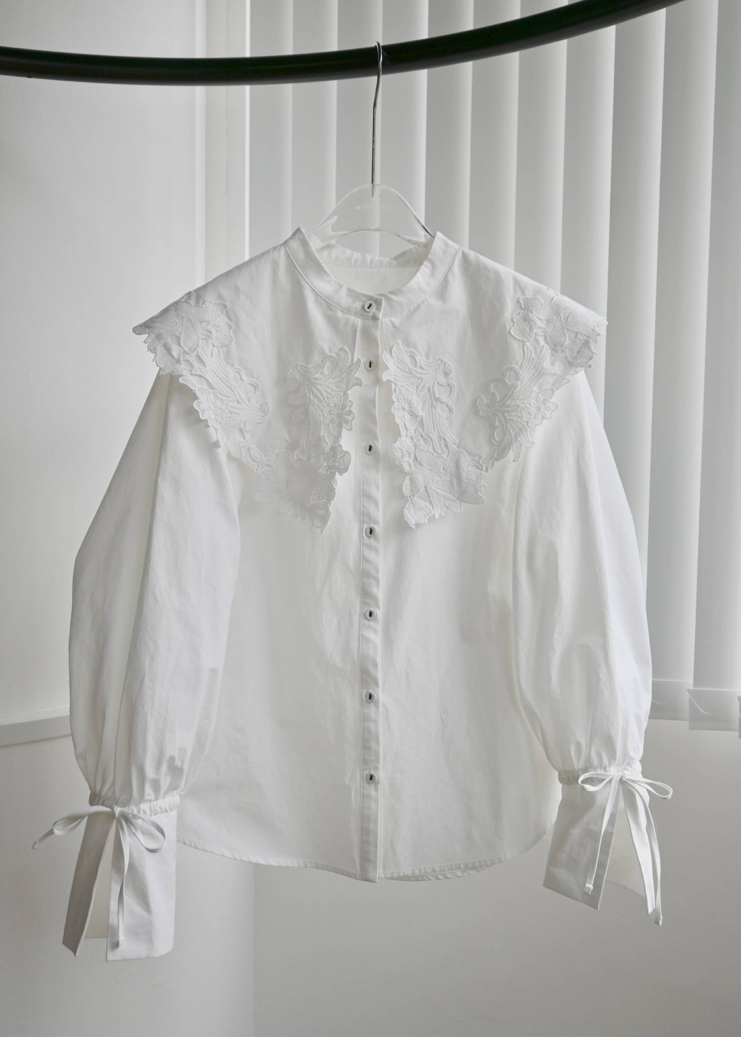 motif lace big collar SH