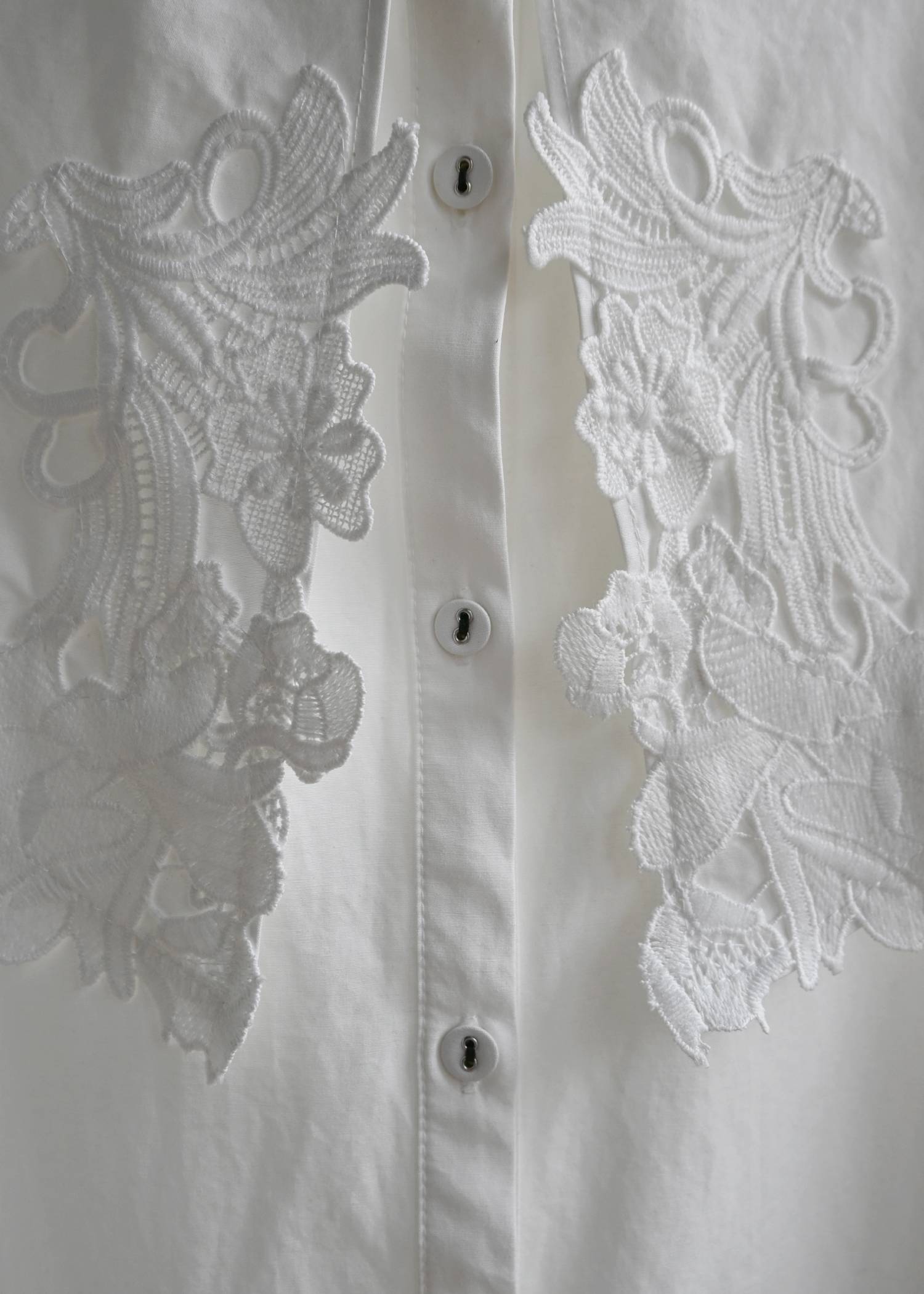 motif lace big collar SH