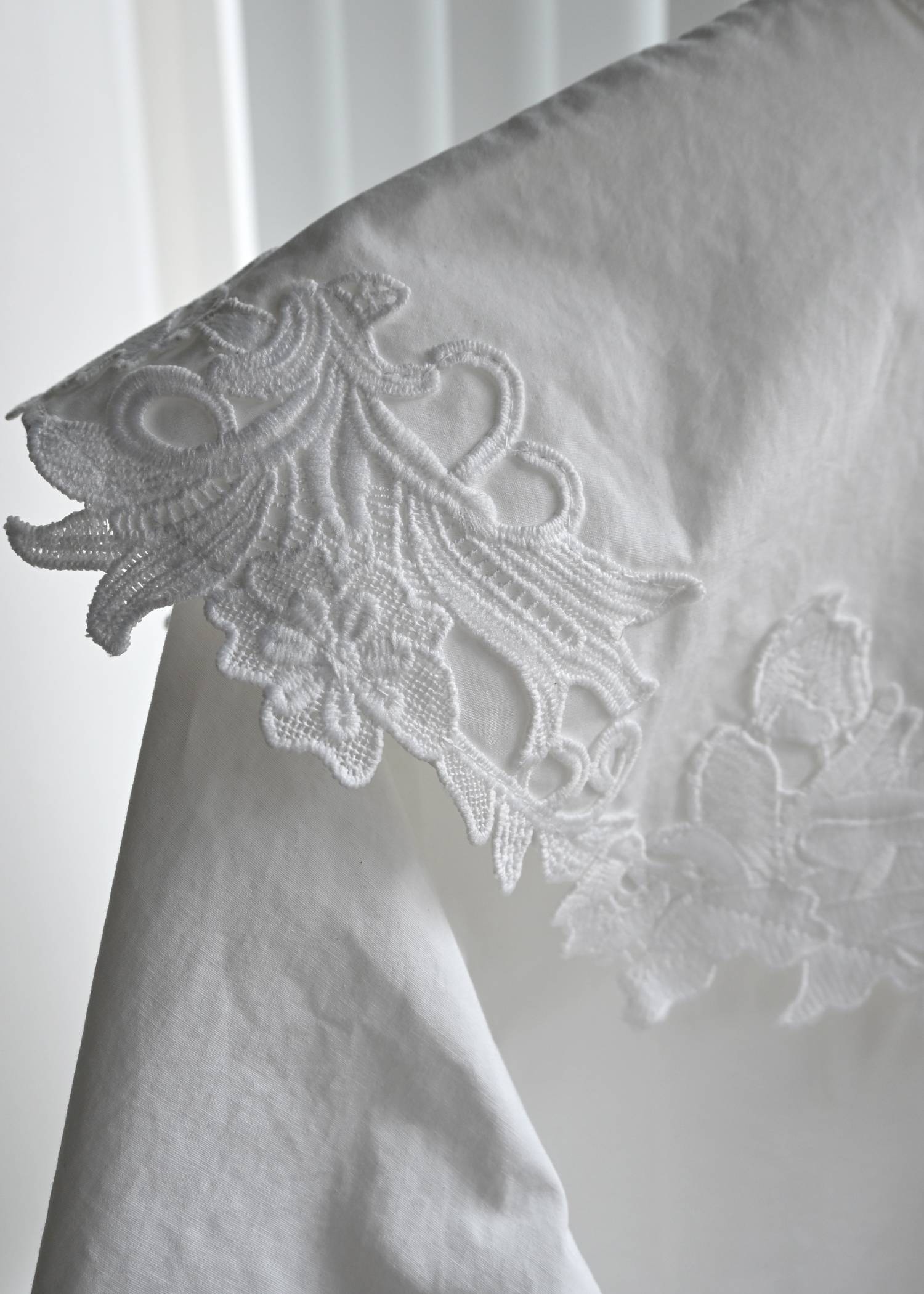 motif lace big collar SH