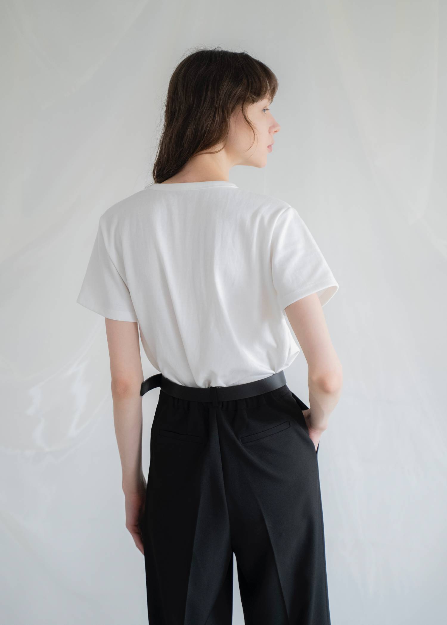 embroidery square logo pack T-shirt