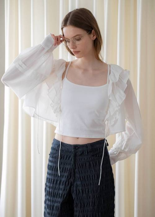 frill collar cachecoeur bolero BL