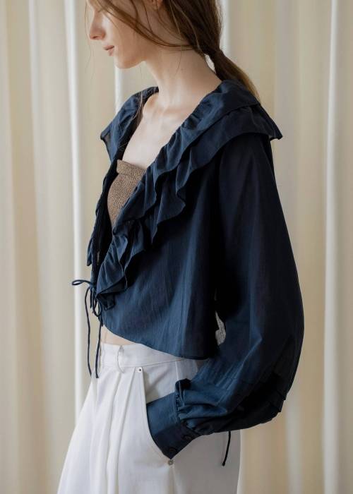 frill collar cachecoeur bolero BL