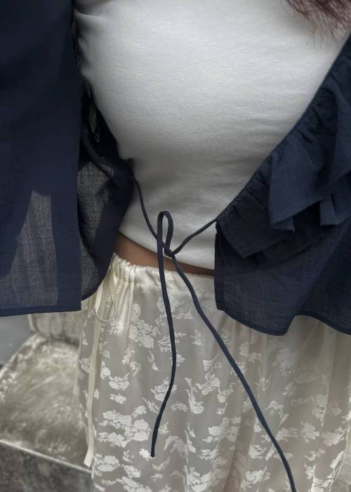 frill collar cachecoeur bolero BL