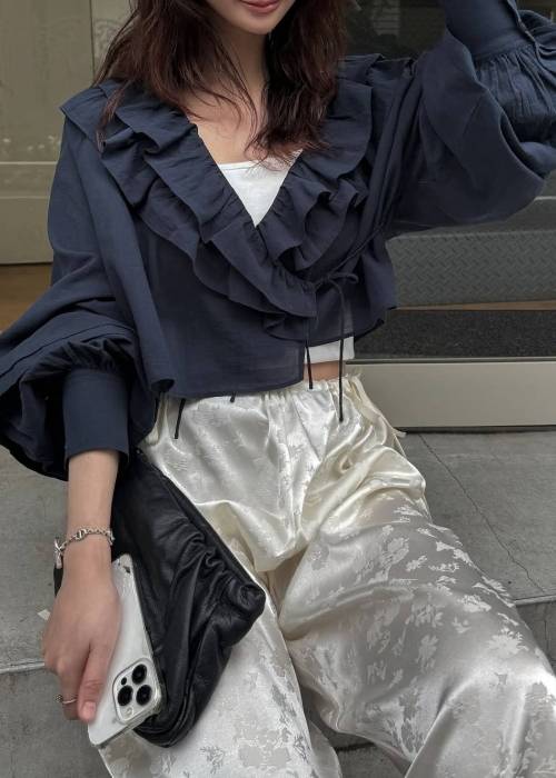 frill collar cachecoeur bolero BL