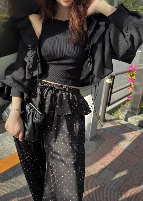 frill collar cachecoeur bolero BL