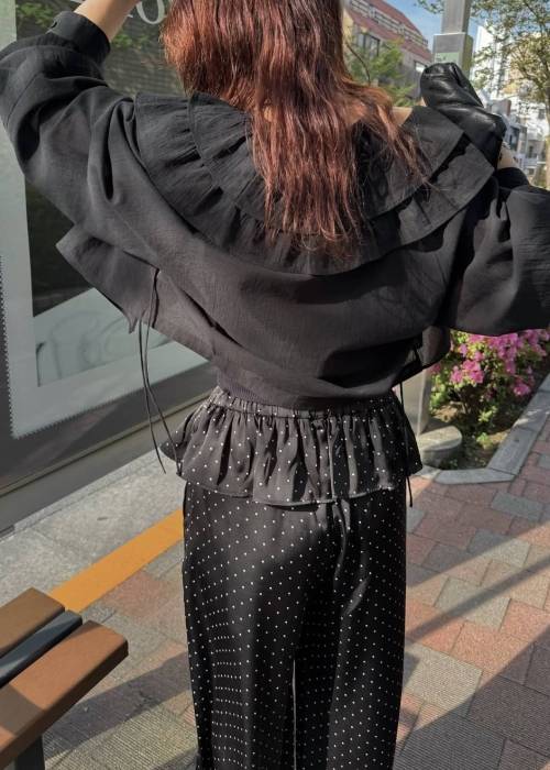 frill collar cachecoeur bolero BL