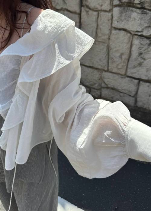 frill collar cachecoeur bolero BL