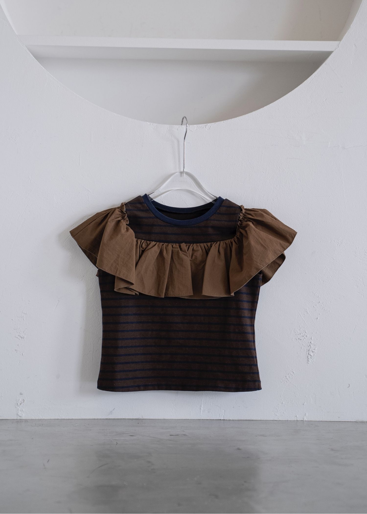 convertible shoulder frill border tops