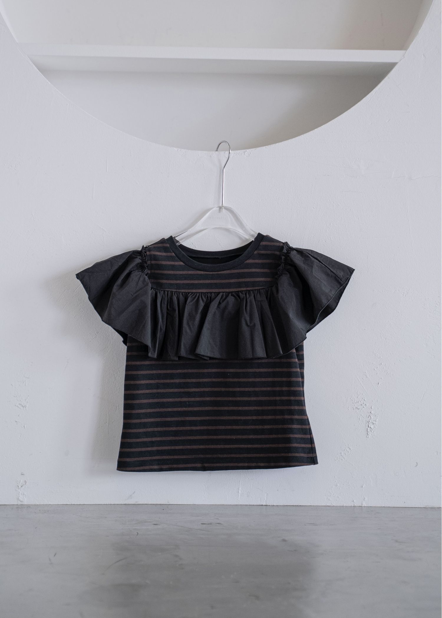 convertible shoulder frill border tops