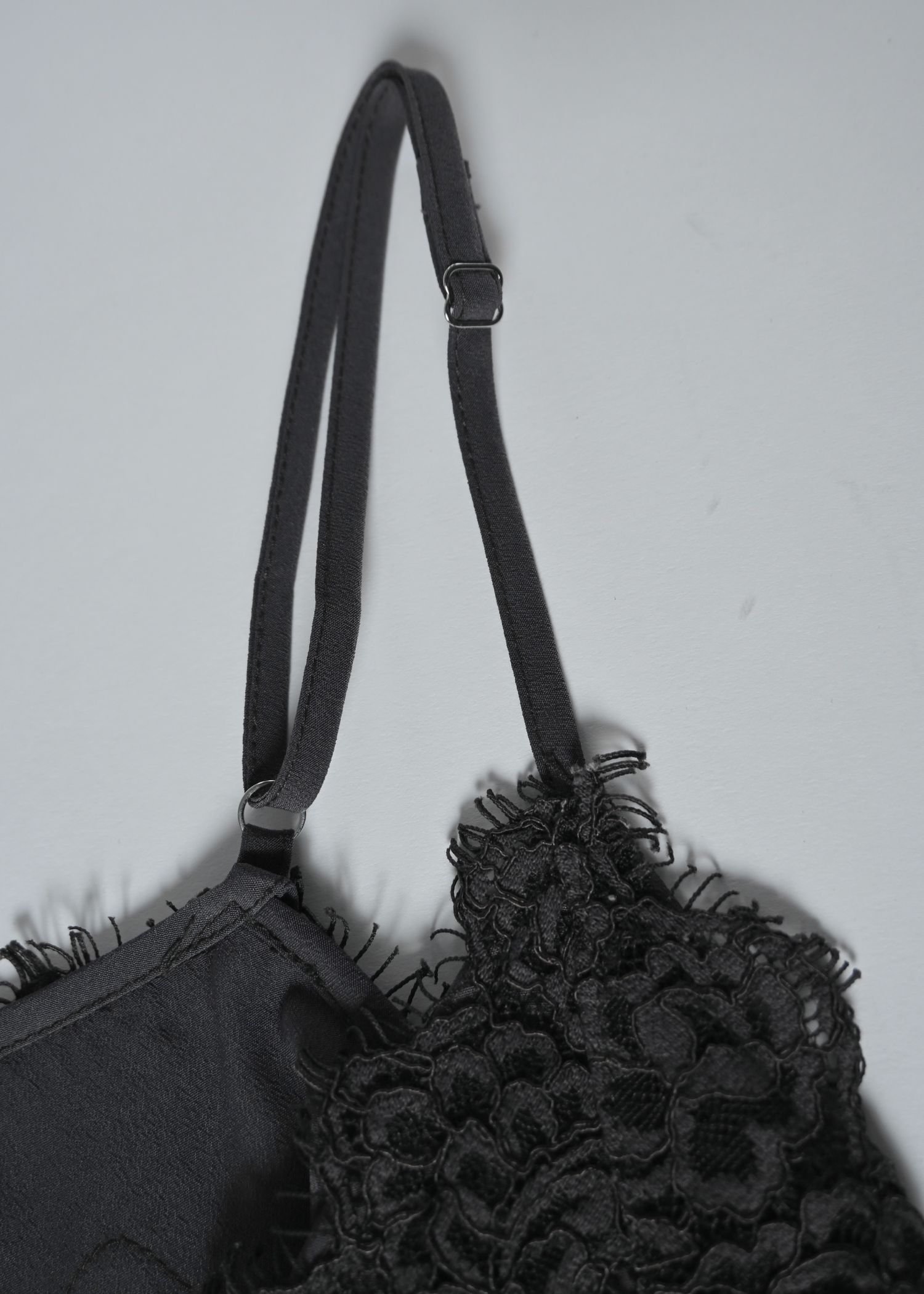 lace cropped bustier cami