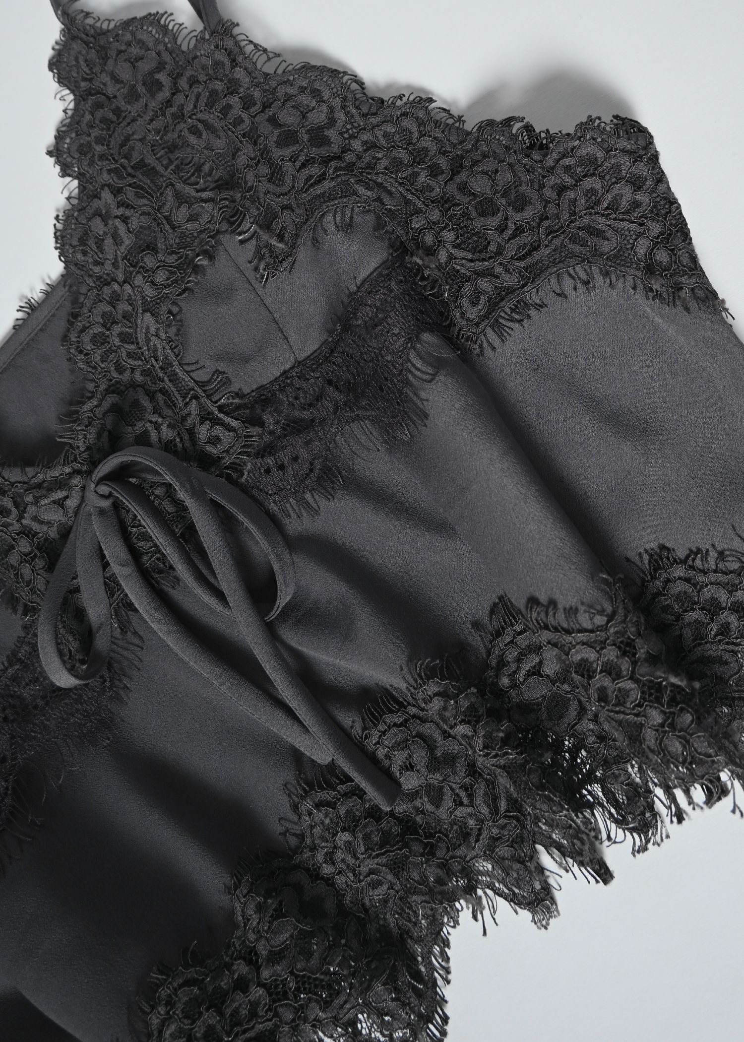 lace cropped bustier cami