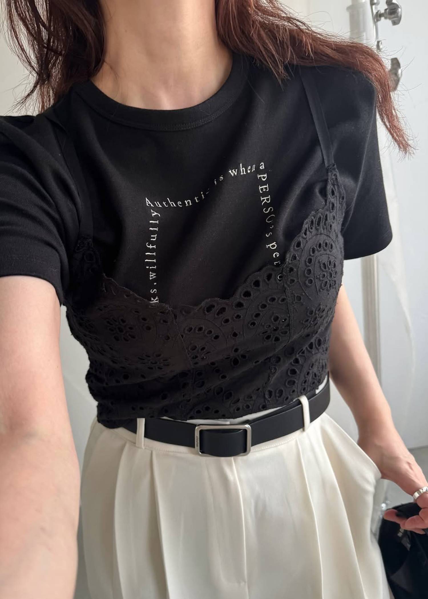 back lace up scalloped lace bustier