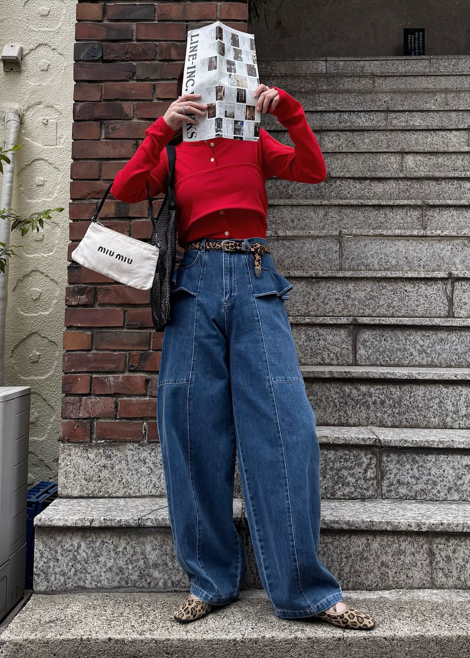 arrange waist cut and sew tops