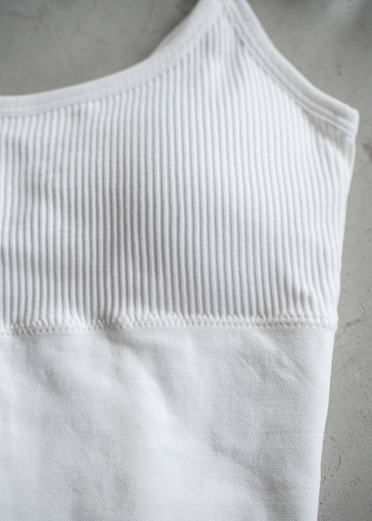 rib switching cup in camisole