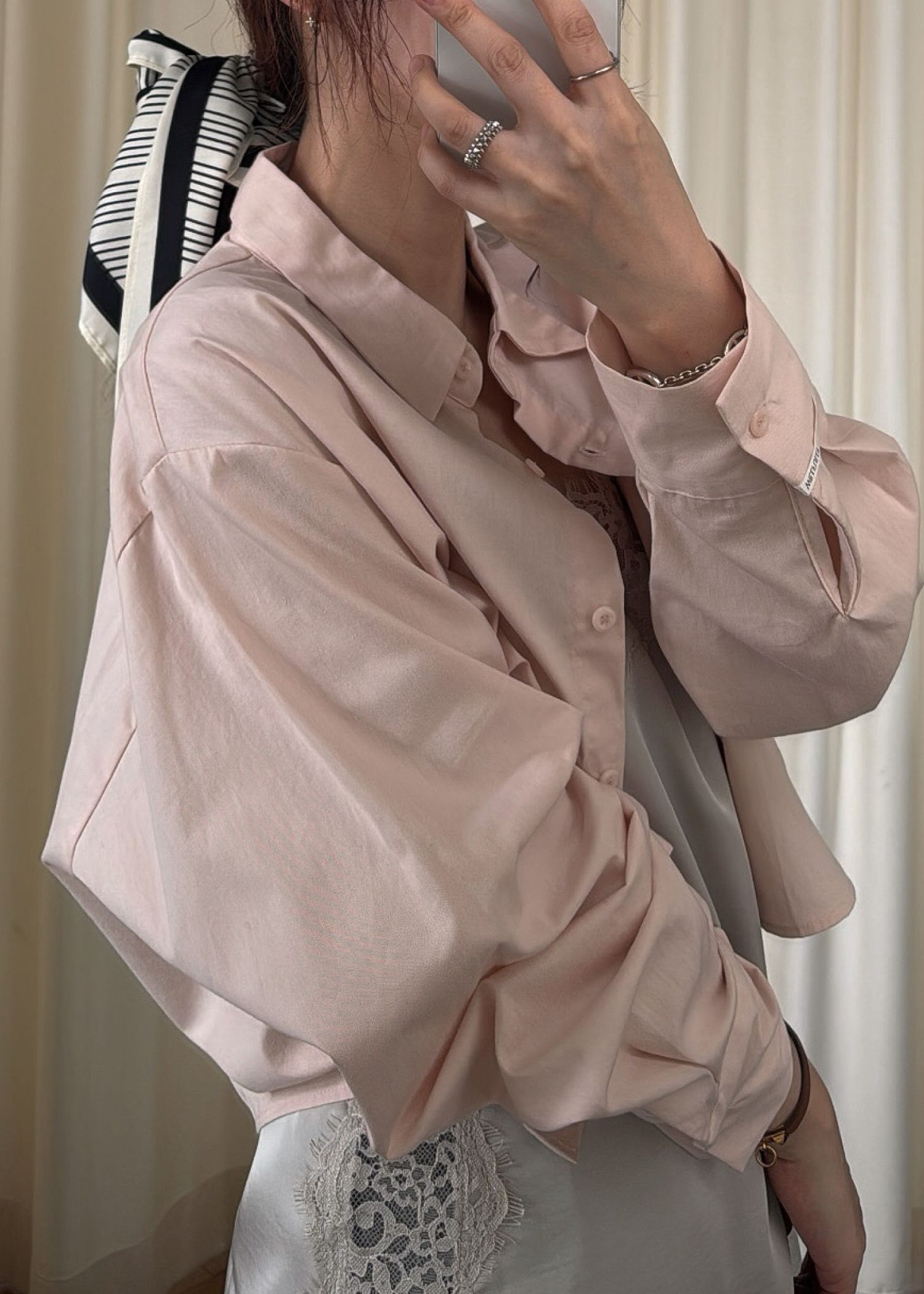 chevron print geometric scarf