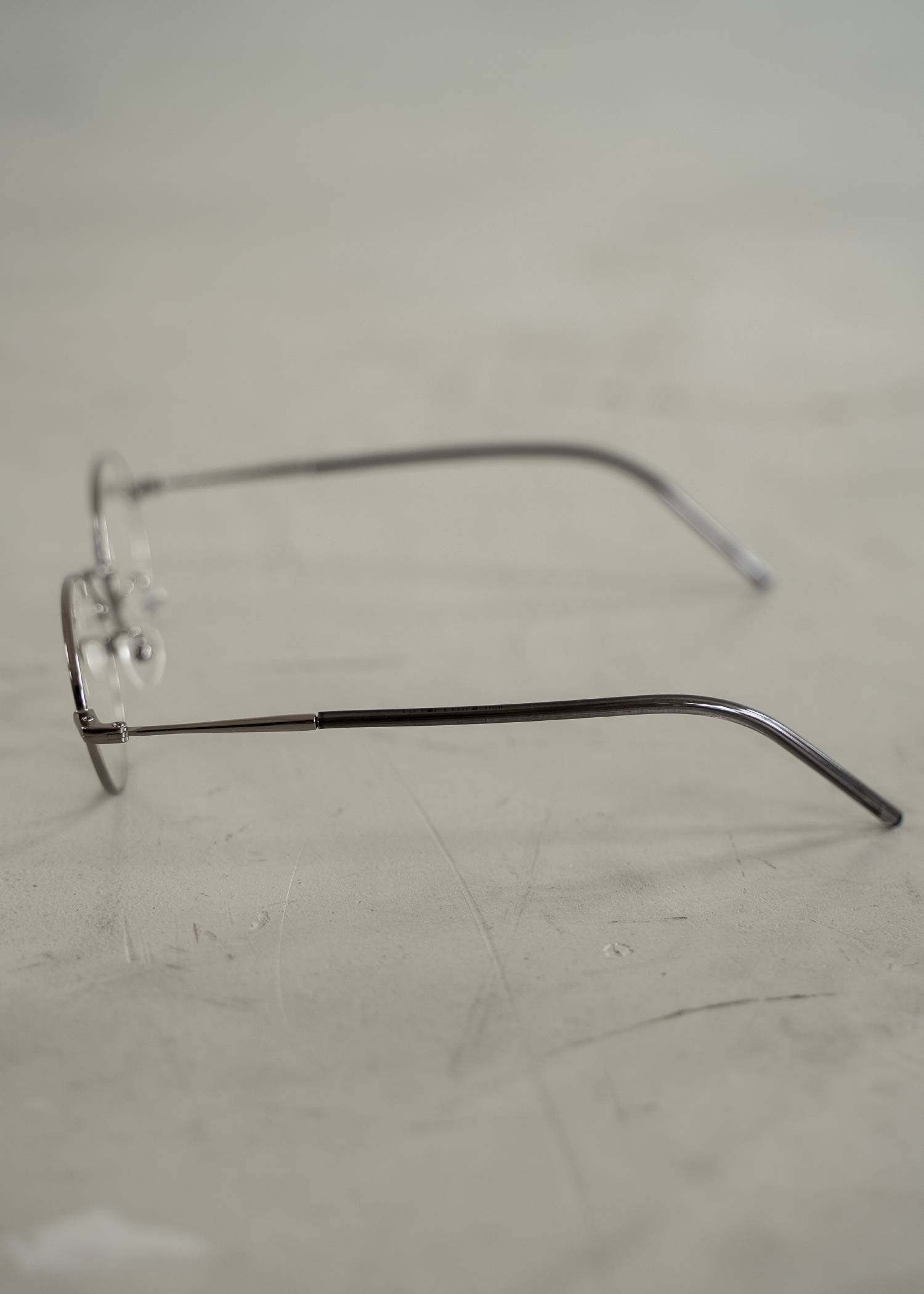 silver frame round glasses