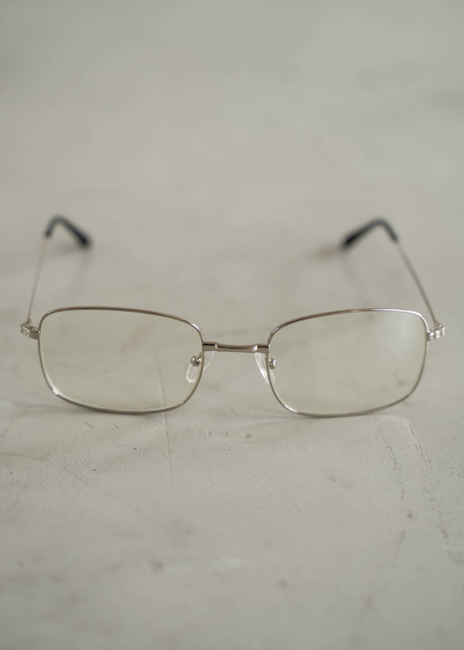 metal frame square glasses