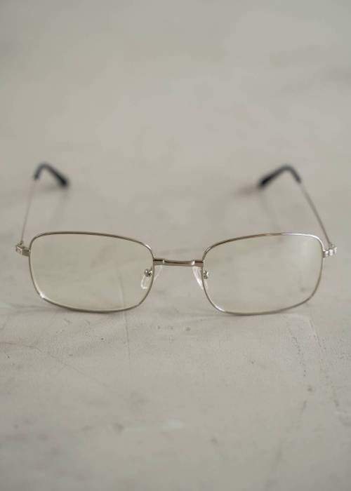 metal frame square glasses