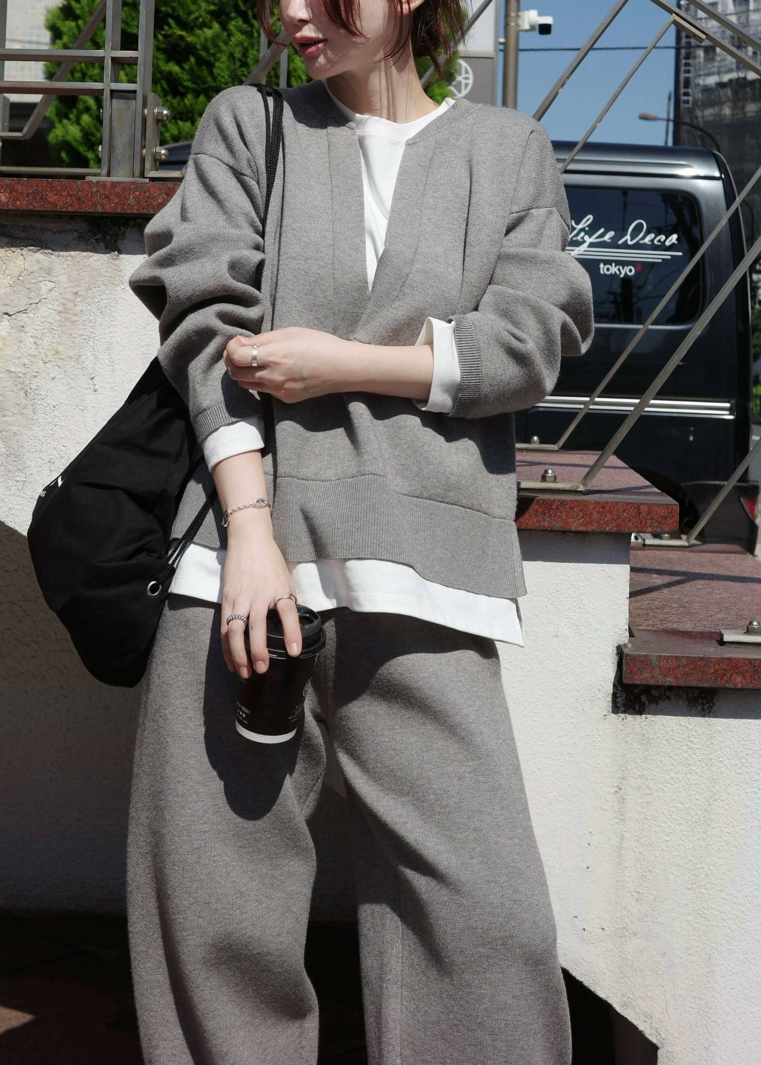 cut and sew docking skipper knit