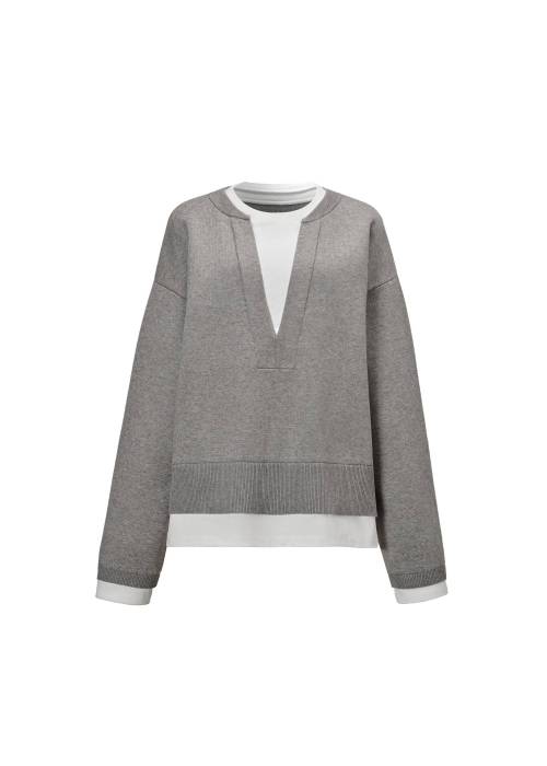 cut and sew docking skipper knit