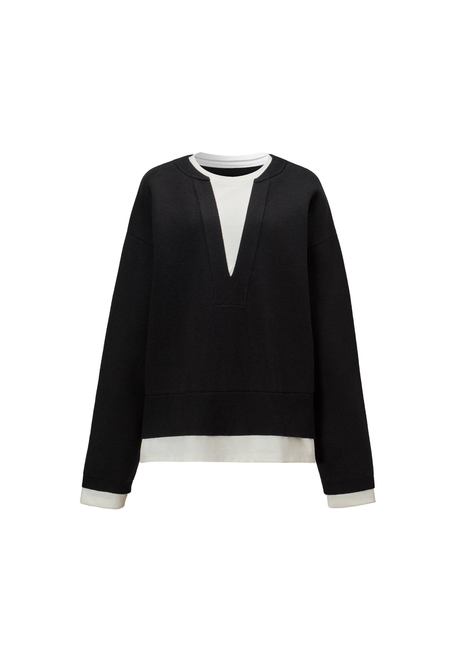 cut and sew docking skipper knit