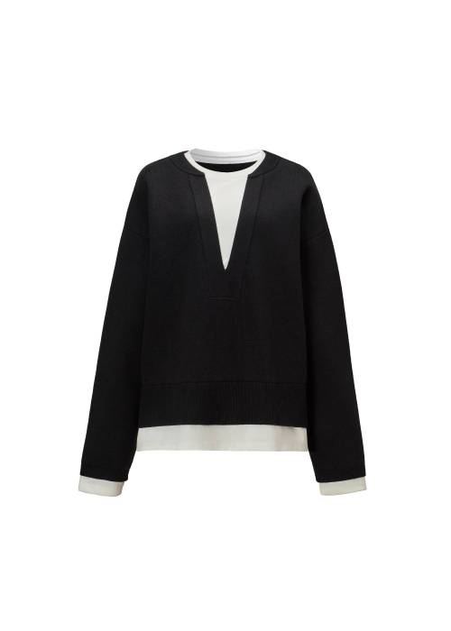 cut and sew docking skipper knit