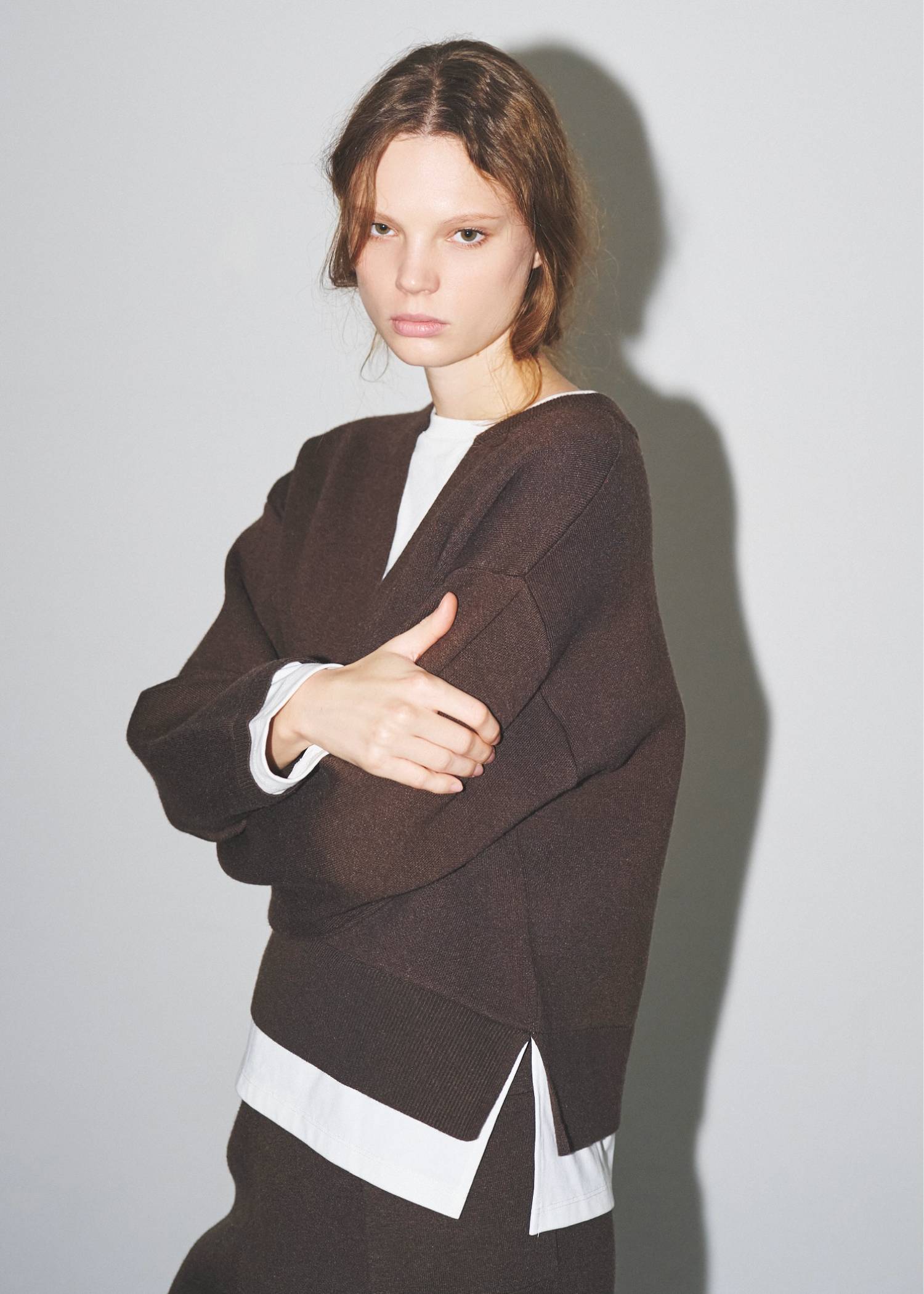 cut and sew docking skipper knit