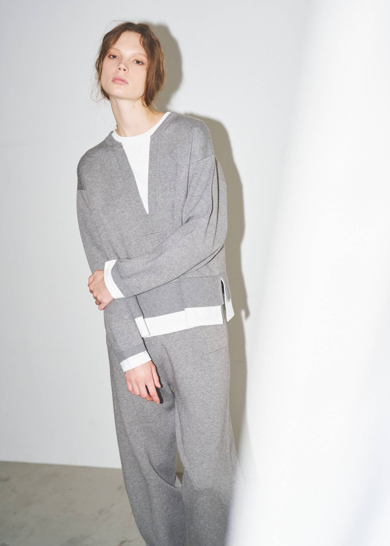 cut and sew docking skipper knit