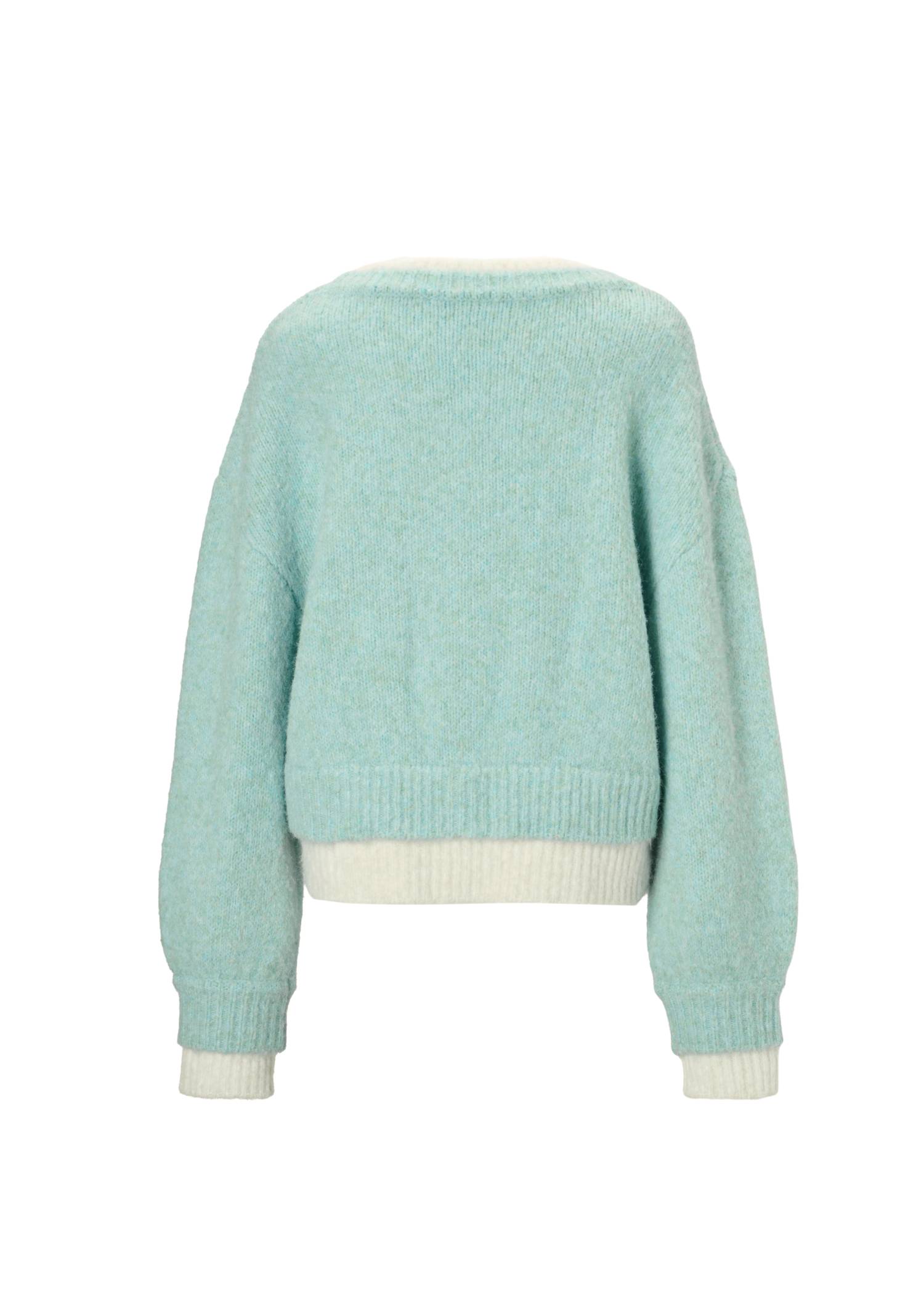 double rib layered like broach knit