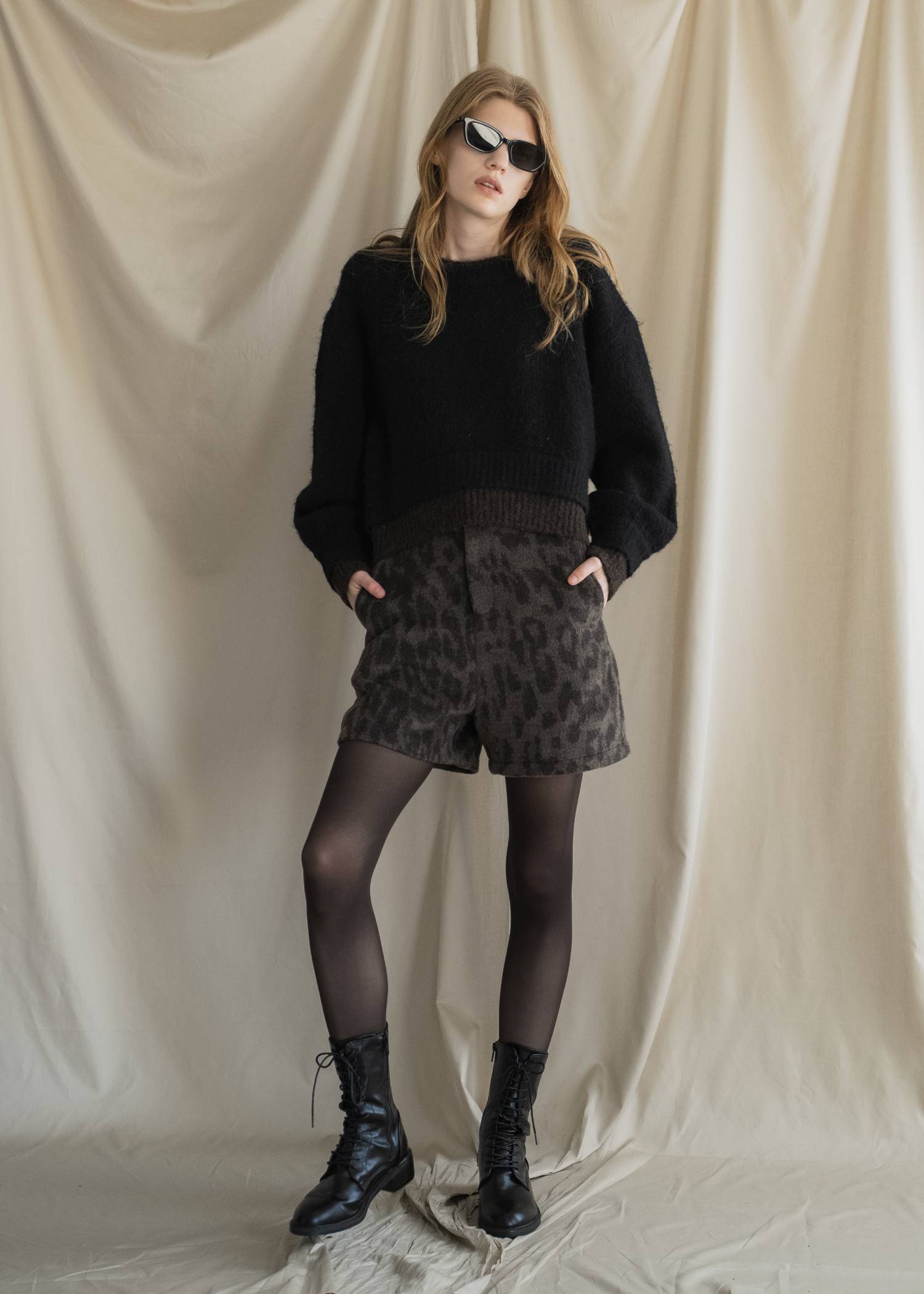 double rib layered like broach knit