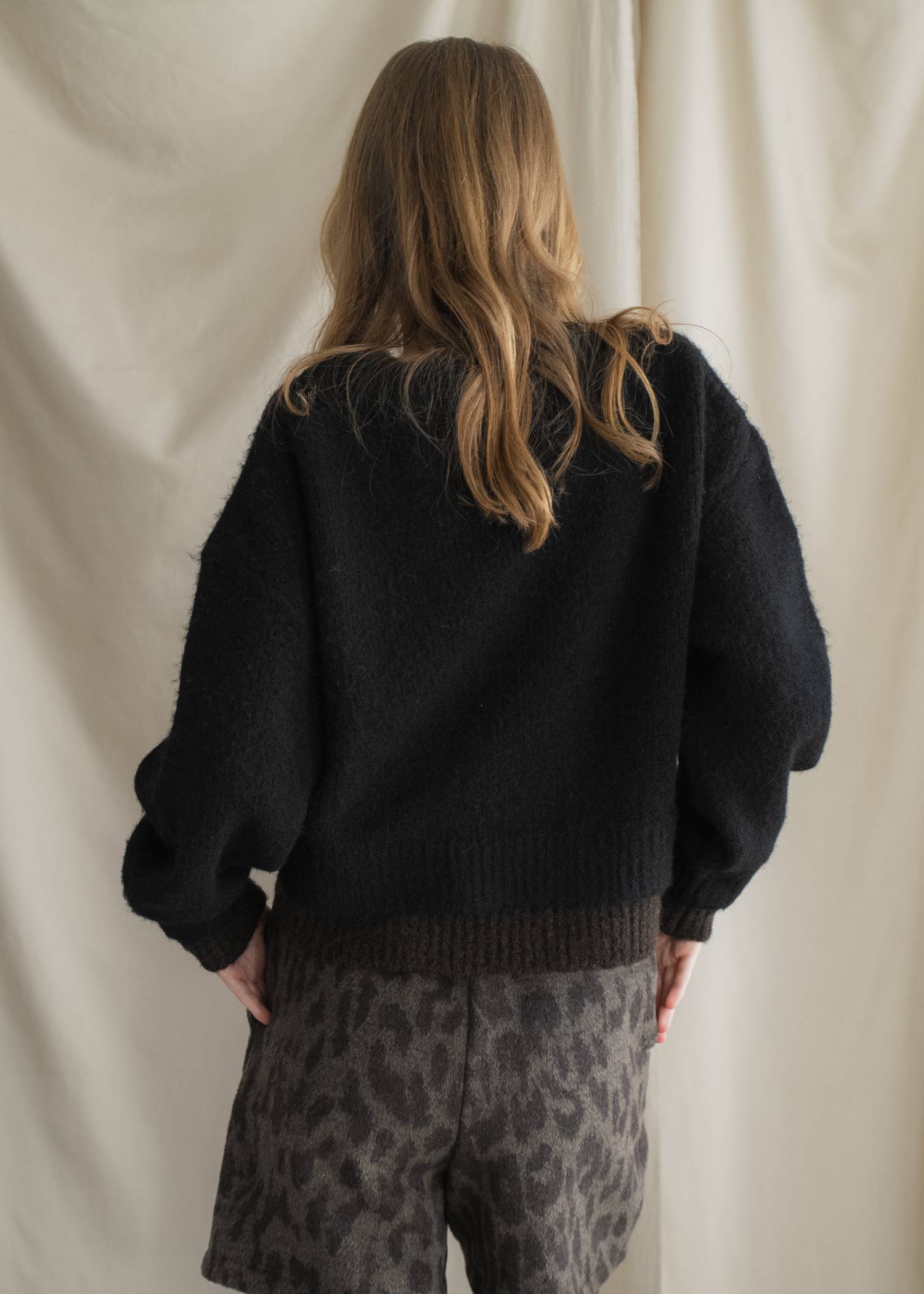 double rib layered like broach knit