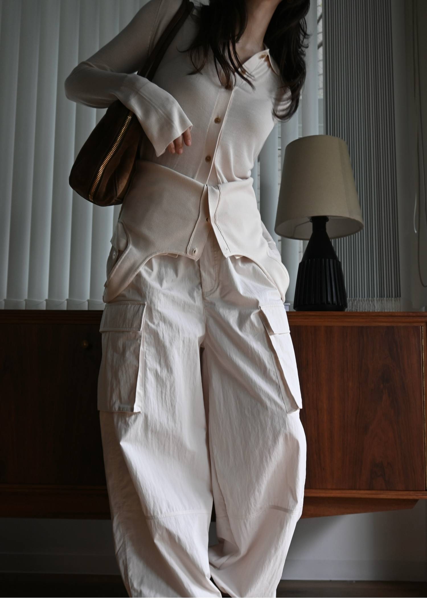 shirt collar & tank knit ensemble
