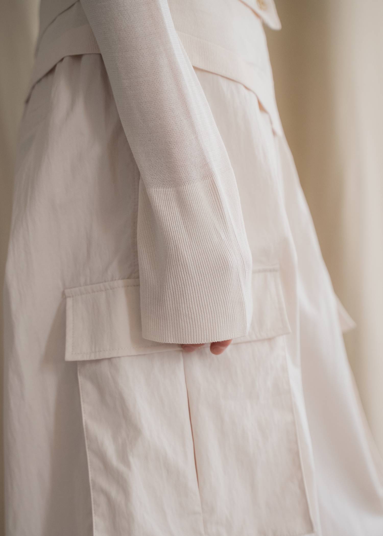 shirt collar & tank knit ensemble
