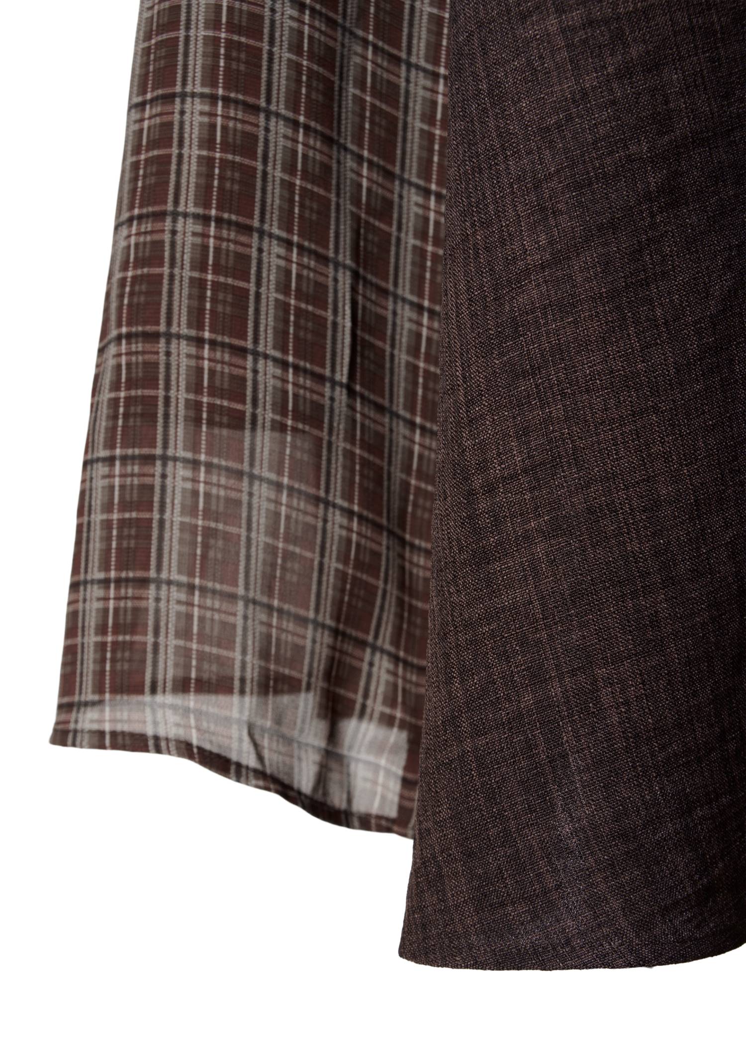 asymmetry panel waist cutout OP