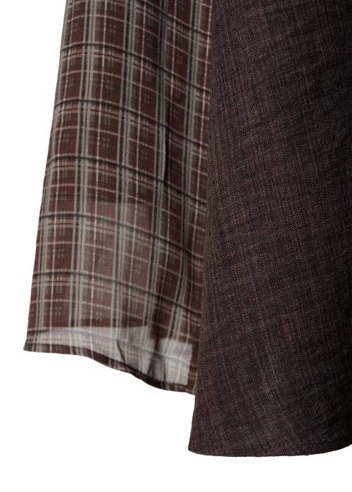 asymmetry panel waist cutout OP