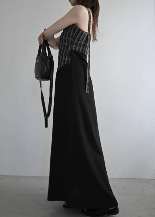 asymmetry panel waist cutout OP