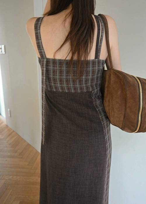 asymmetry panel waist cutout OP
