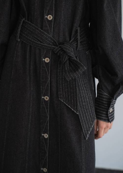 waist ribbon raglan volume sleeve OP