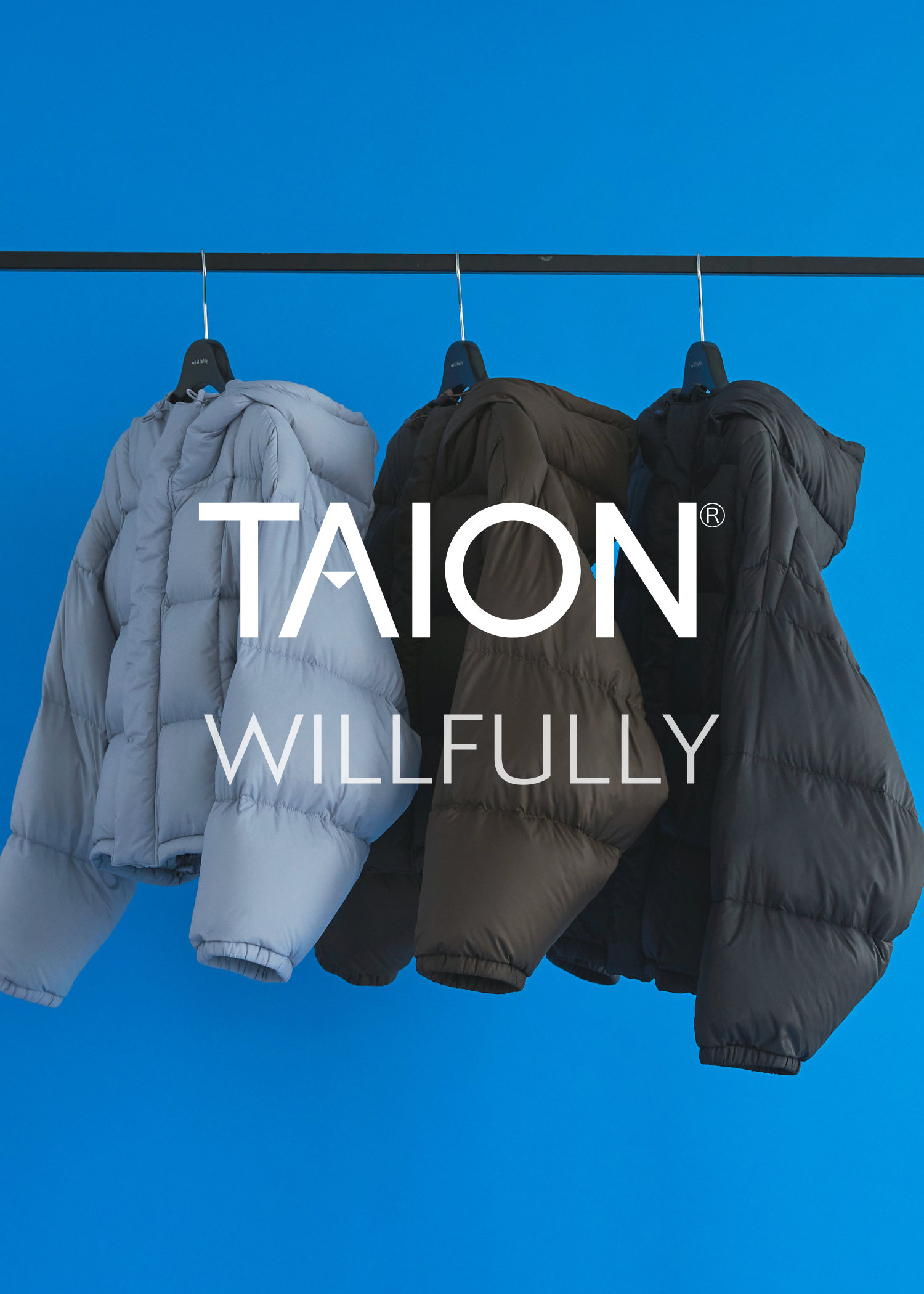 【TAION × WILLFULLY】momo puff flier down coat