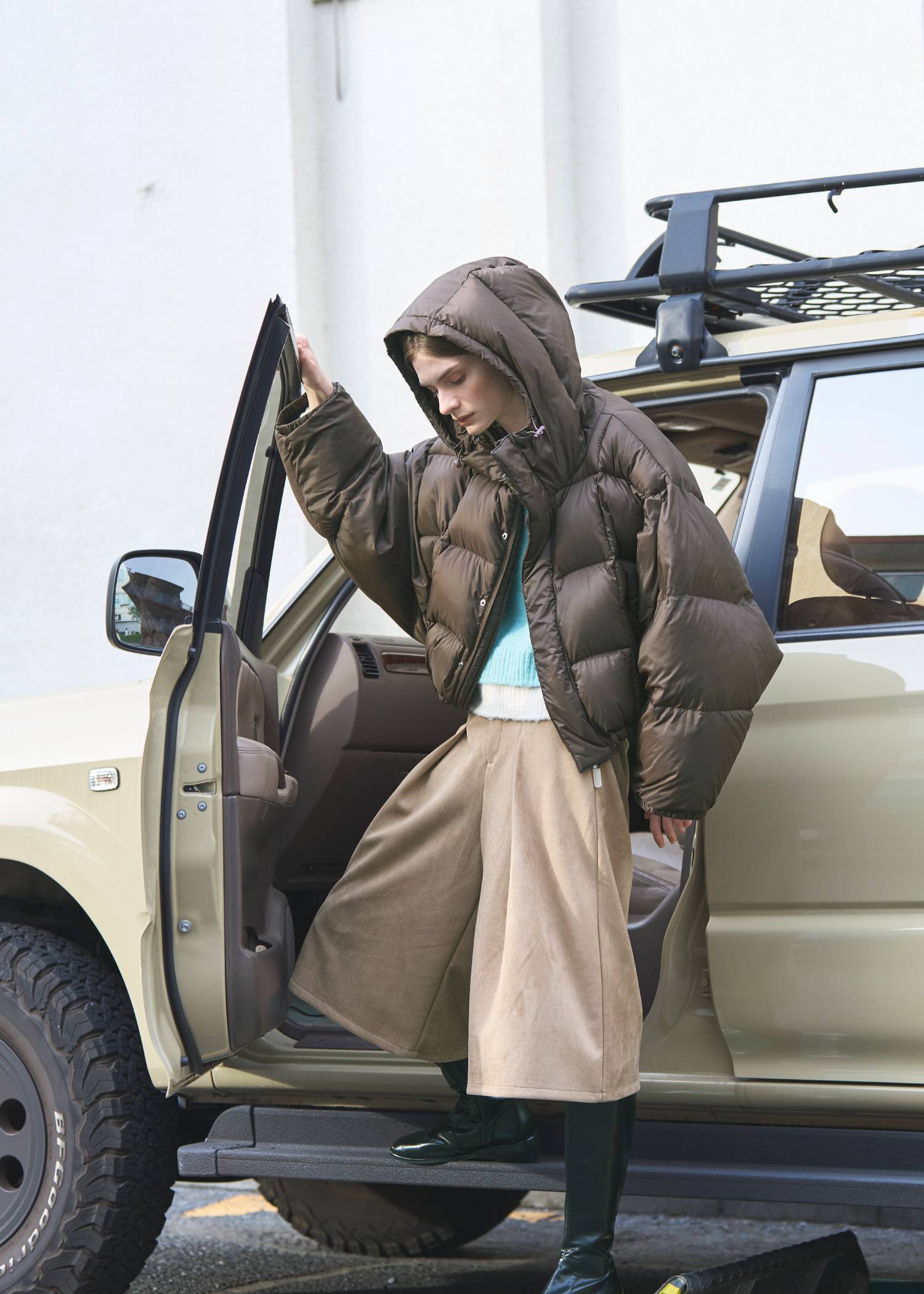 【TAION × WILLFULLY】momo puff flier down coat