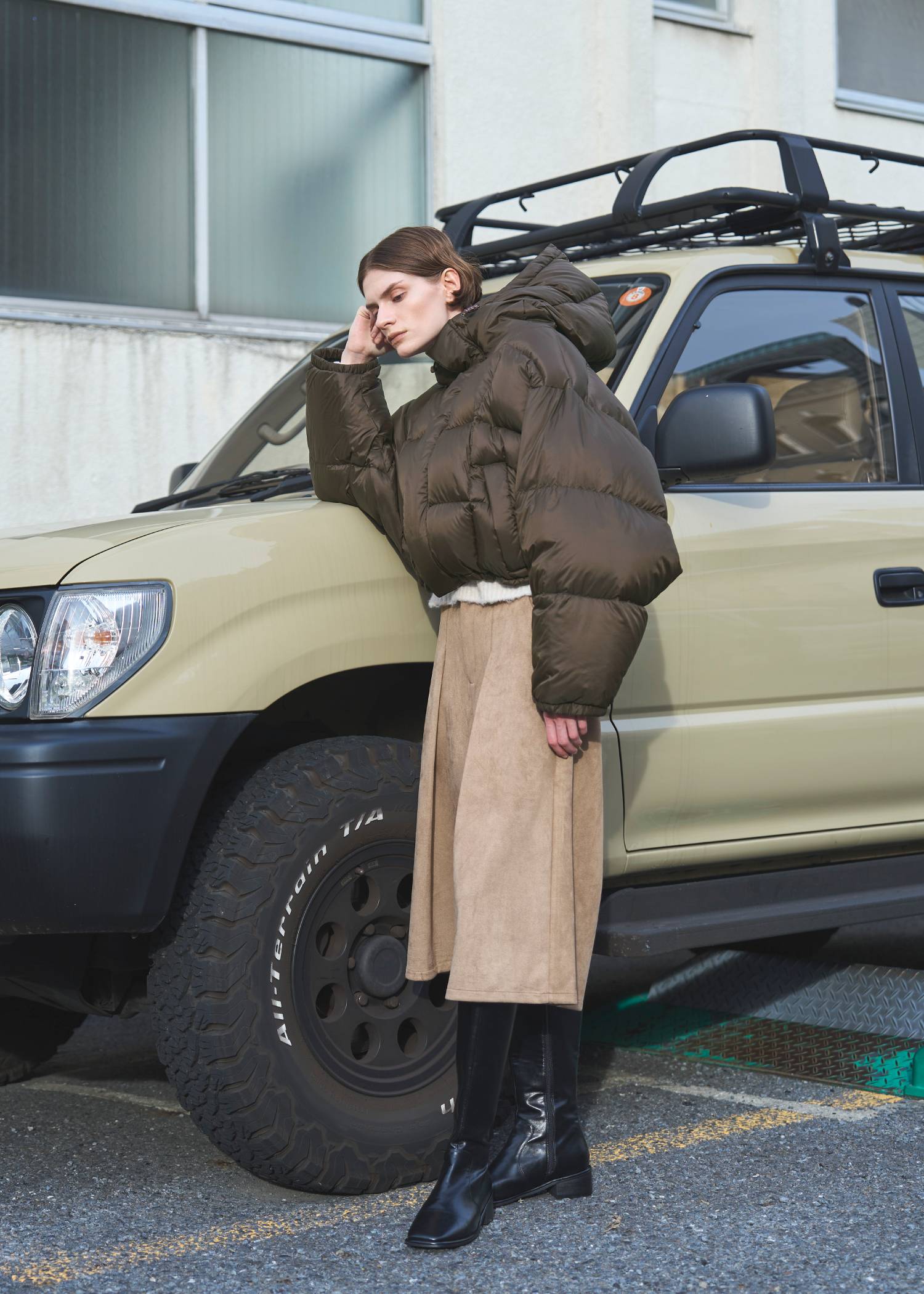 【TAION × WILLFULLY】momo puff flier down coat